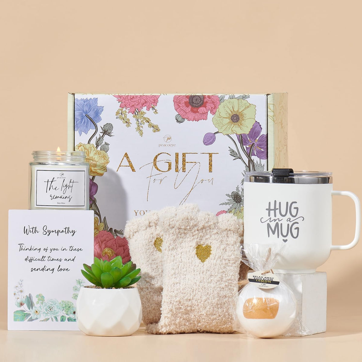 Sympathy Gift Basket for Loss of Loved One - Supportive Care Gift Set