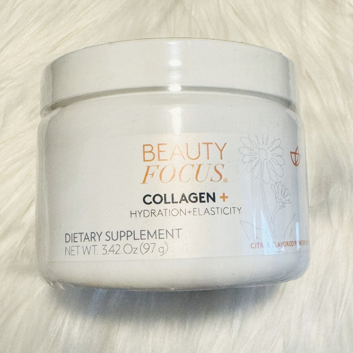 Collagen Powder with Citrus Flavor - Skin & Beauty Supplement, 02/2028