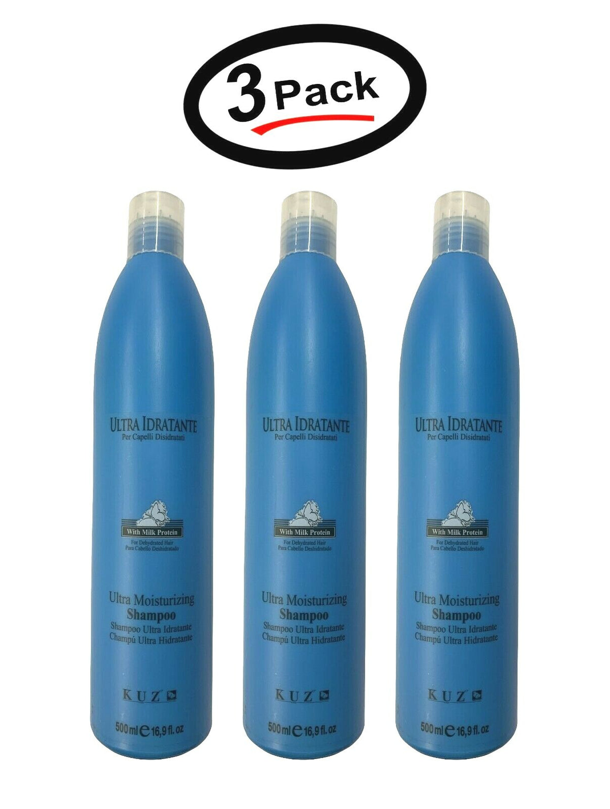 Kuz Ultra Idratante Moisturizing Shampoo w/ Milk Protein 16.9 oz