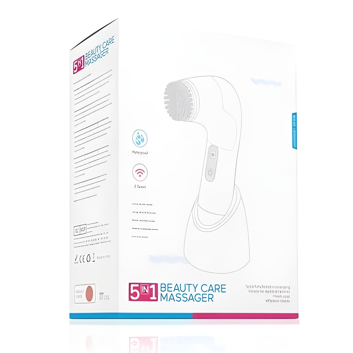 Etereauty 5-in-1 Electric Facial Cleansing Brush Face Body