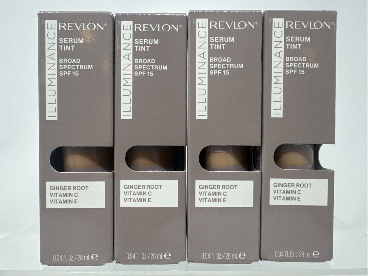 Revlon Illuminance Serum Tint Cool Beige 301 - 4 Pack, 0.94 oz Each
