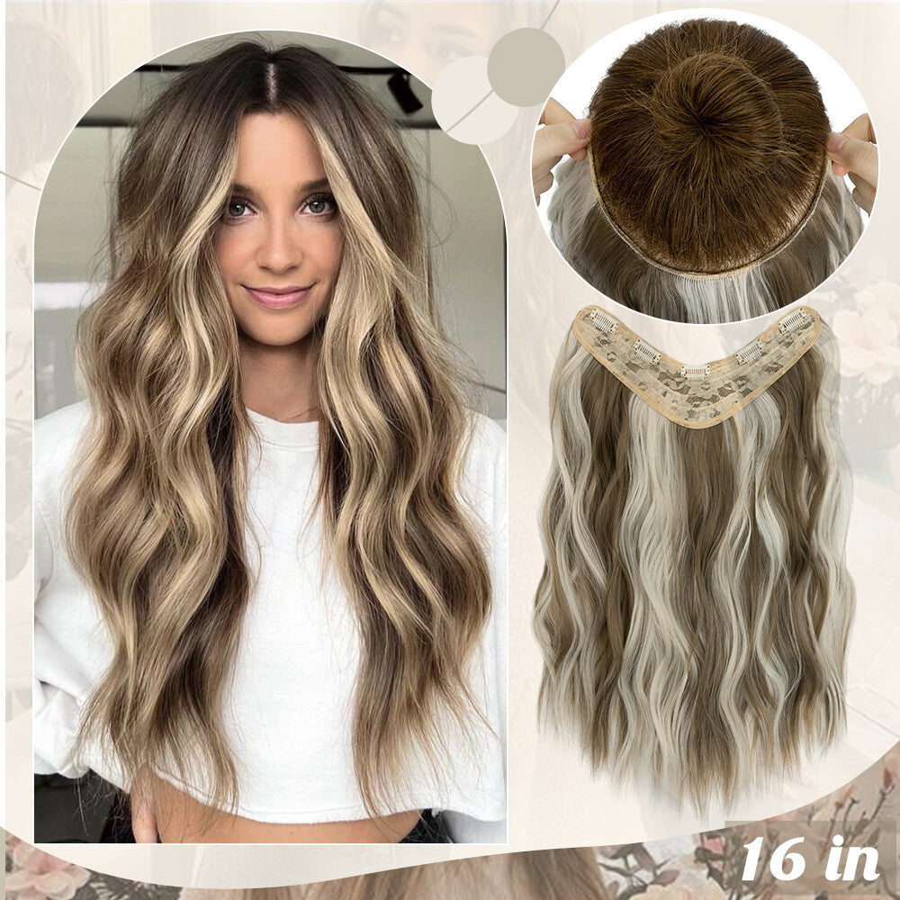 V-Shape & U-Part Clip-In Hair Extensions - Full Head Highlight, Multiple Lengths & Colors