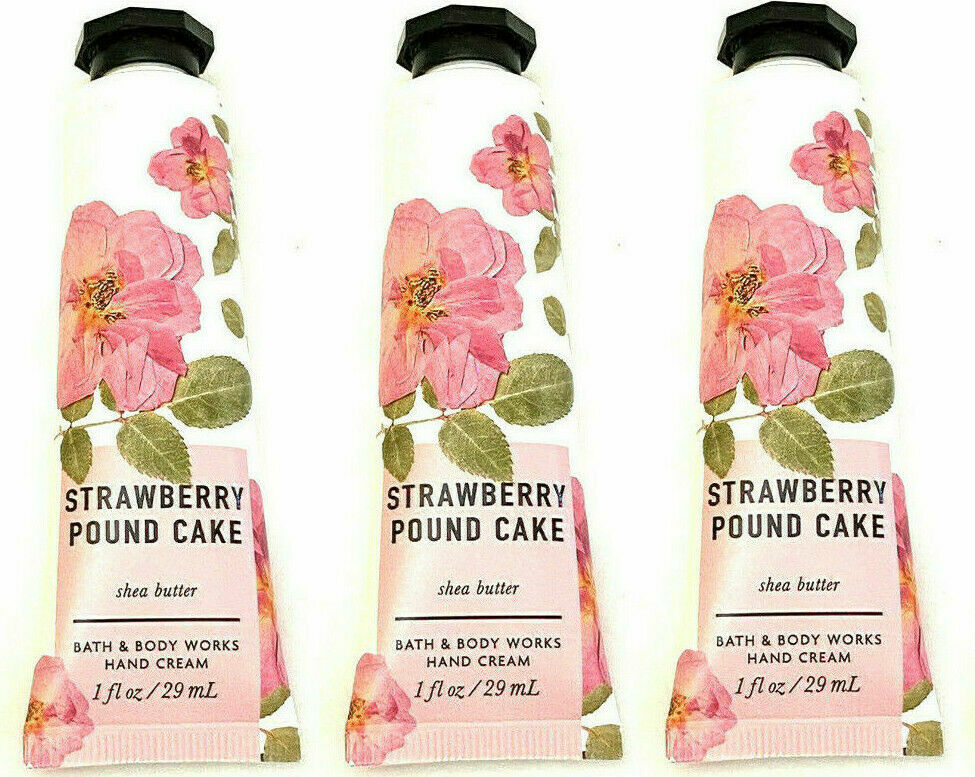 Strawberry Pound Cake Shea Butter Hand Cream - 3 Pack