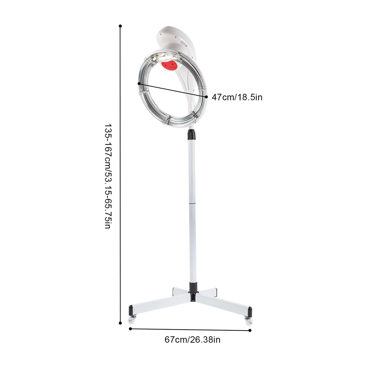 360° Rotating Infrared Hair Dryer for Salon Hair Care and Coloring