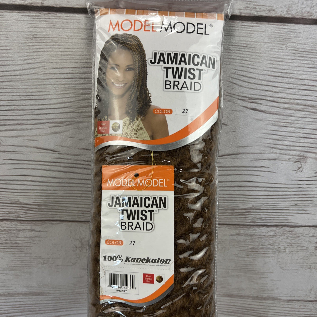 20-Inch Jamaican Twist Braid Hair Extensions - Color 27