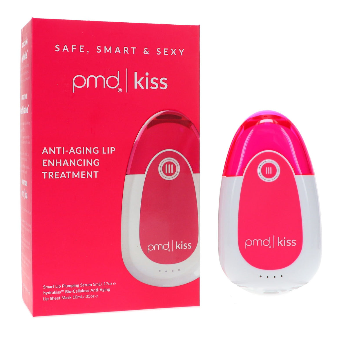 Lip Plumping System with Serum and Masks - Pink