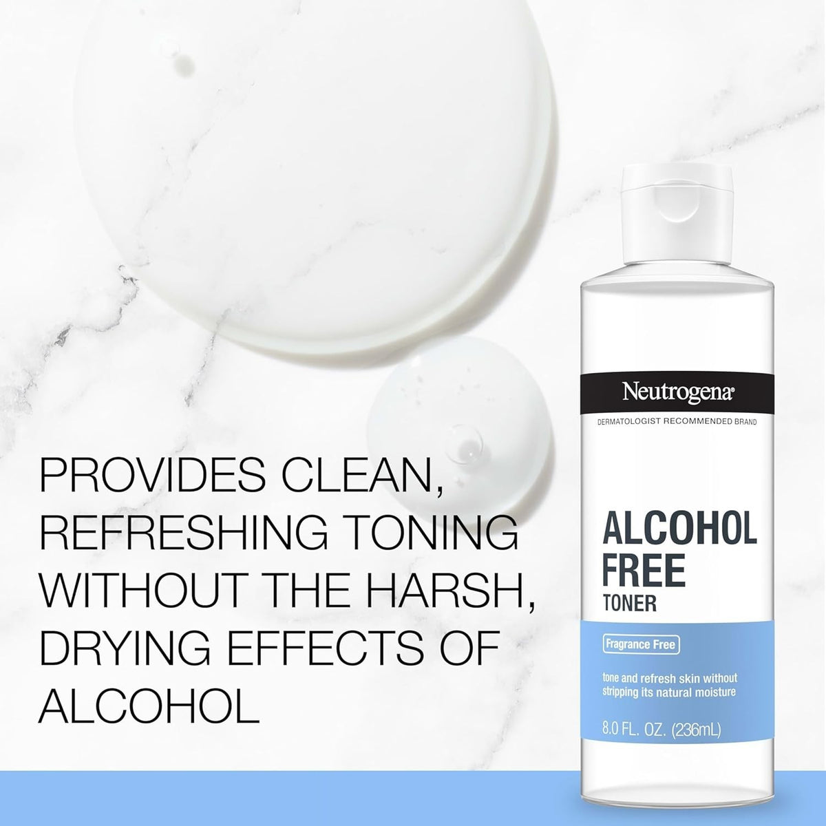 Alcohol-Free Facial Toner for Sensitive Skin - 8 fl oz Hypoallergenic