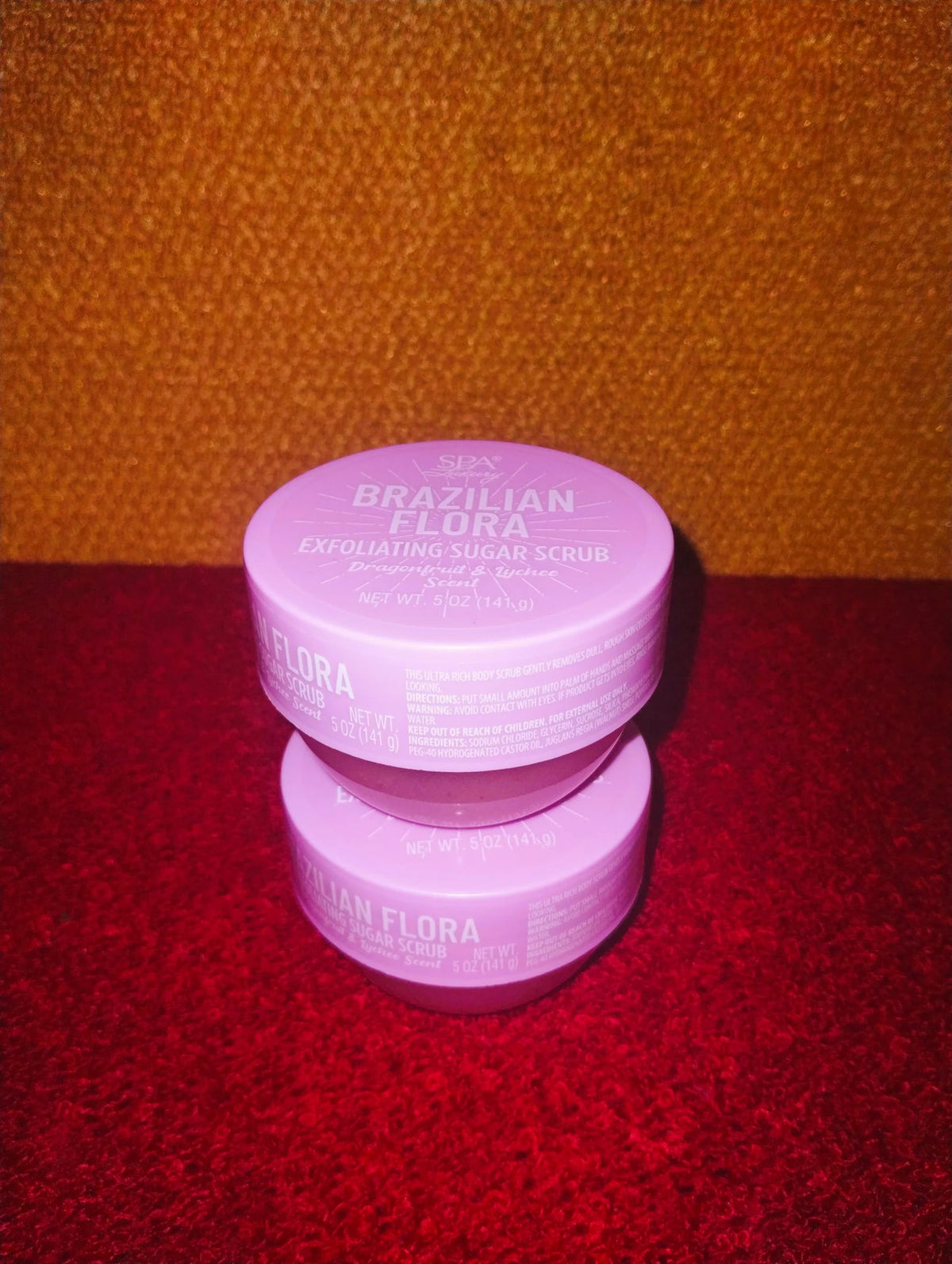 Brazilian Flora Exfoliating Sugar Scrub - Dragonfruit & Lychee 141g
