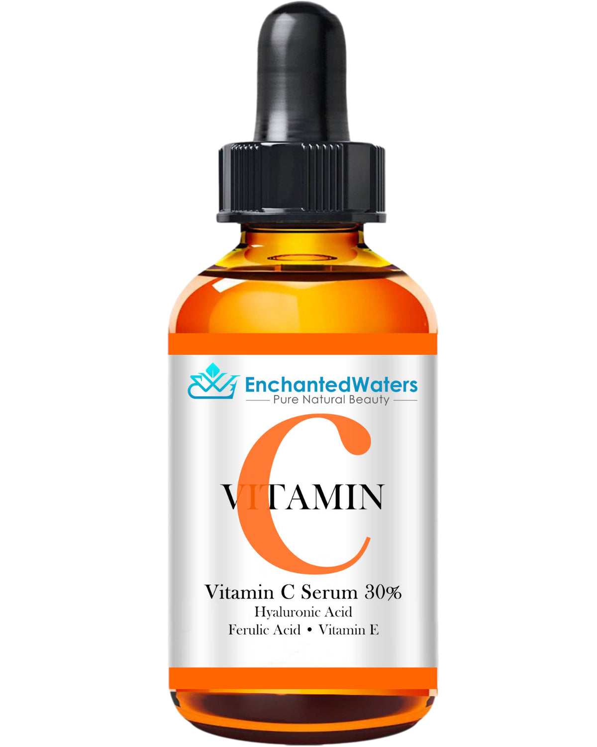 Vitamin C Serum 30% with Hyaluronic & Ferulic Acid - Anti-Aging Skin Care
