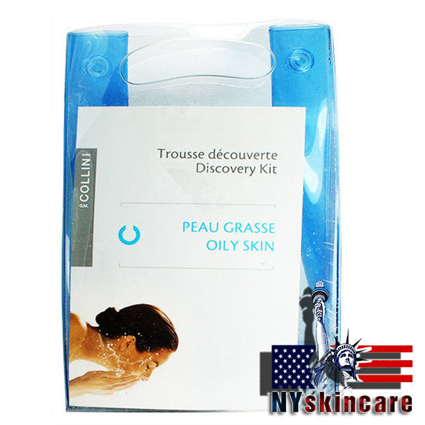 Oily Skin Care Kit for Sensitive Skin - Cleansing, Toner & Gel-Cream Set