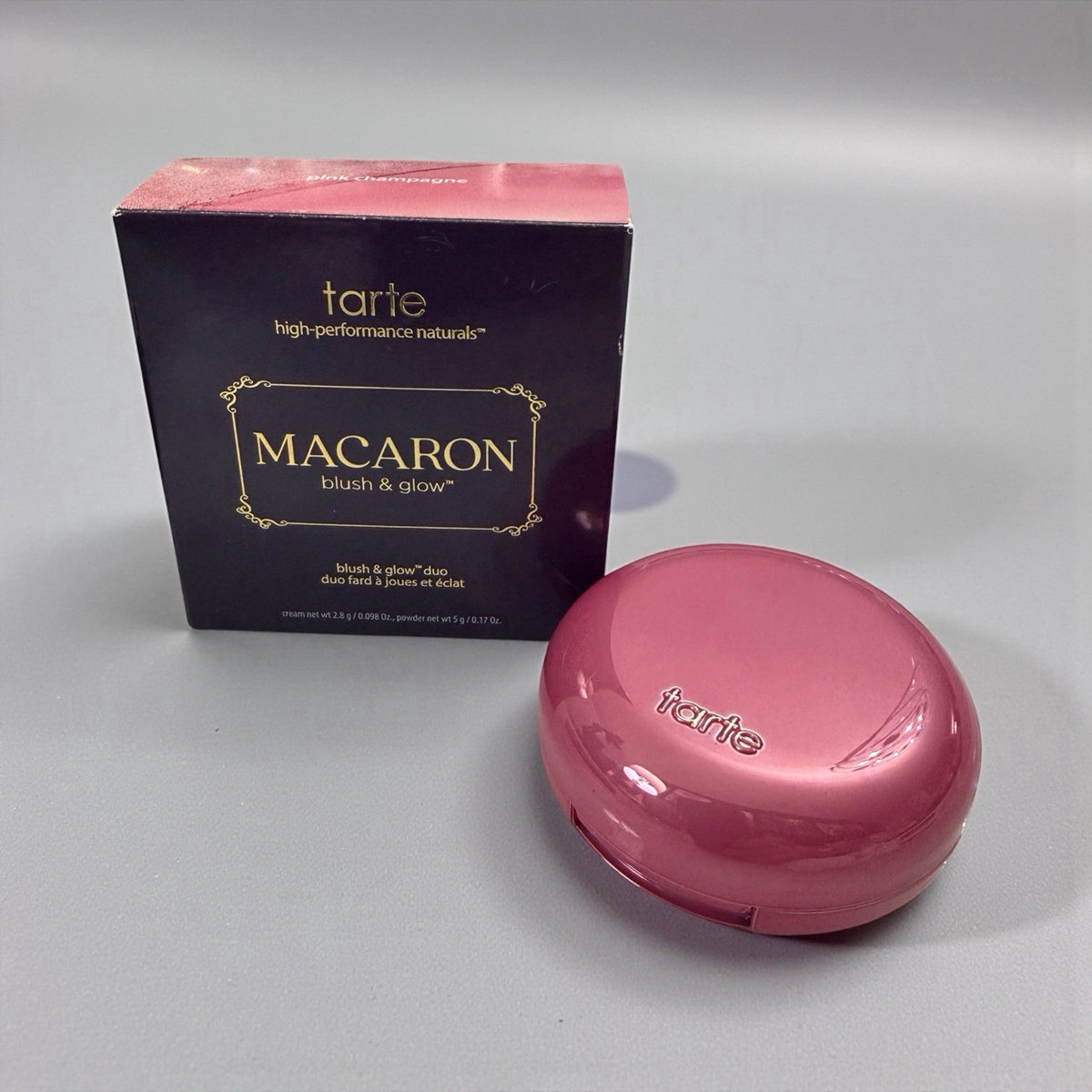 Tarte Macaron Blush & Glow Duo PINK CHAMPAGNE - High-Performance Makeup