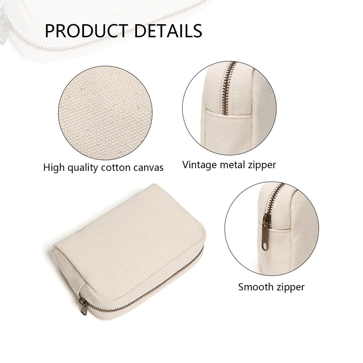 Sleek Versatile Cosmetic Bag for Makeup & Travel Organizer