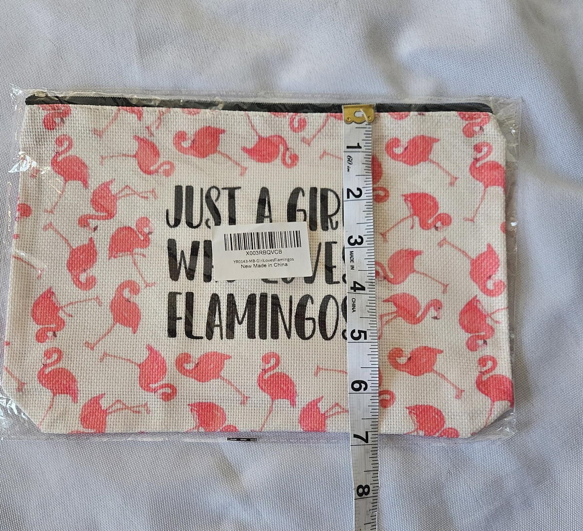 Dark Pink Flamingo Makeup Bag – Cosmetic Travel Pouch for Flamingo Lovers