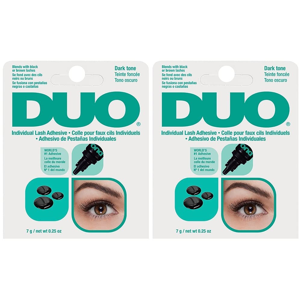 Waterproof Lash Adhesive Duo 7g - Long-Lasting, Easy to Apply, Dark