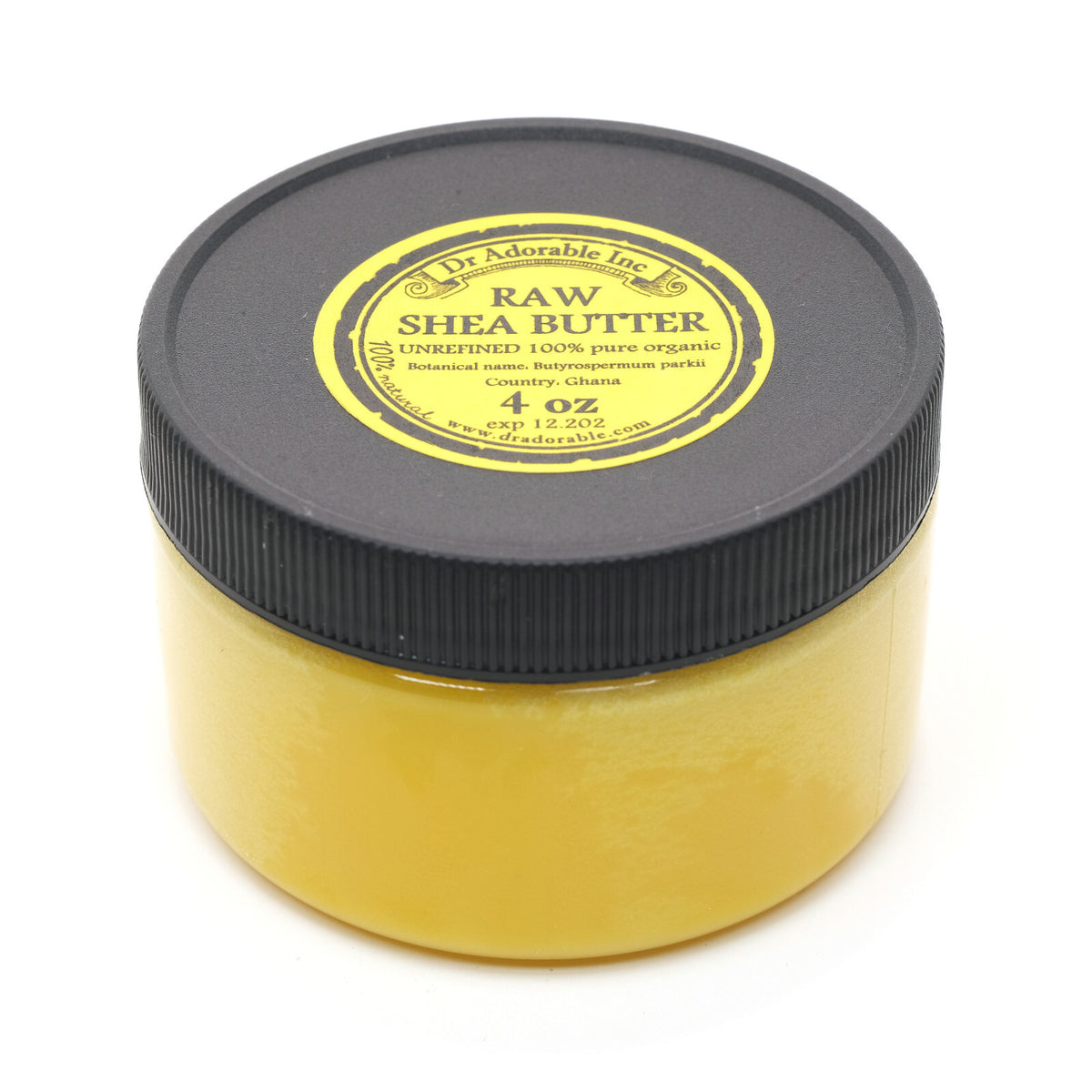 Raw Unrefined Shea Butter - 100% Organic Cold Pressed