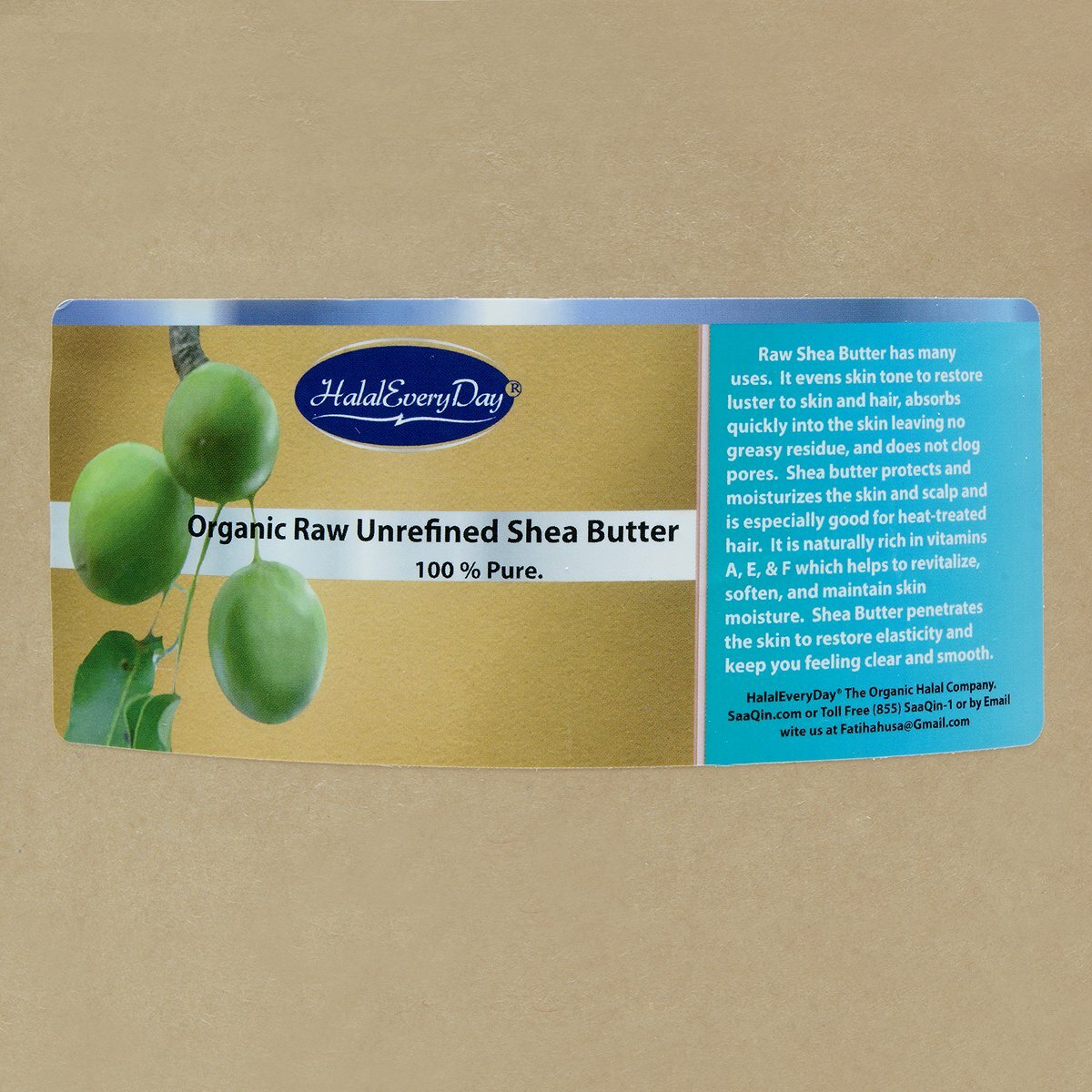 Raw African Shea Butter 5 LB IVORY - Unrefined 100% Pure Natural