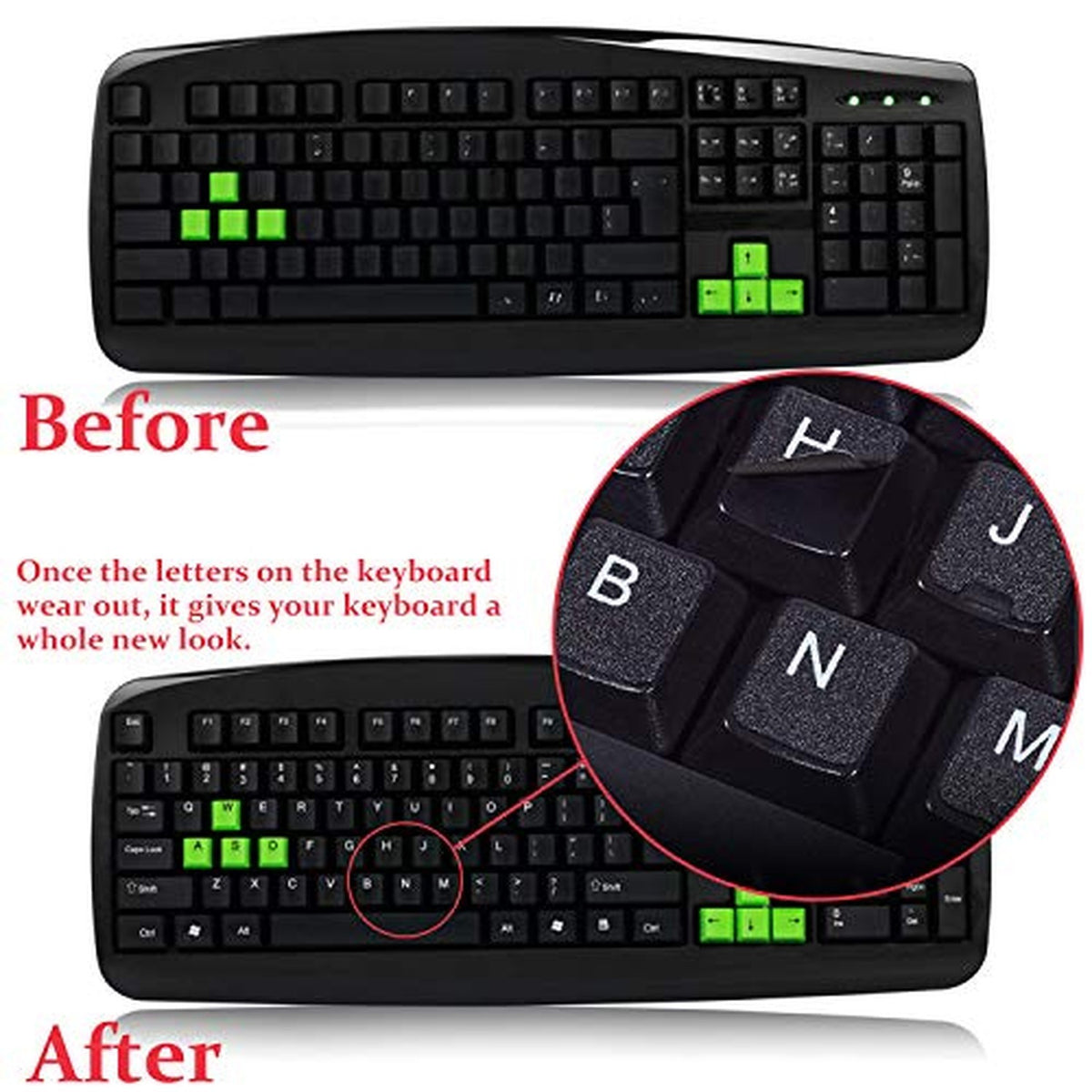 Farsi Keyboard Stickers 2 Pack - Persian Language Key Labels for Laptop & Desktop