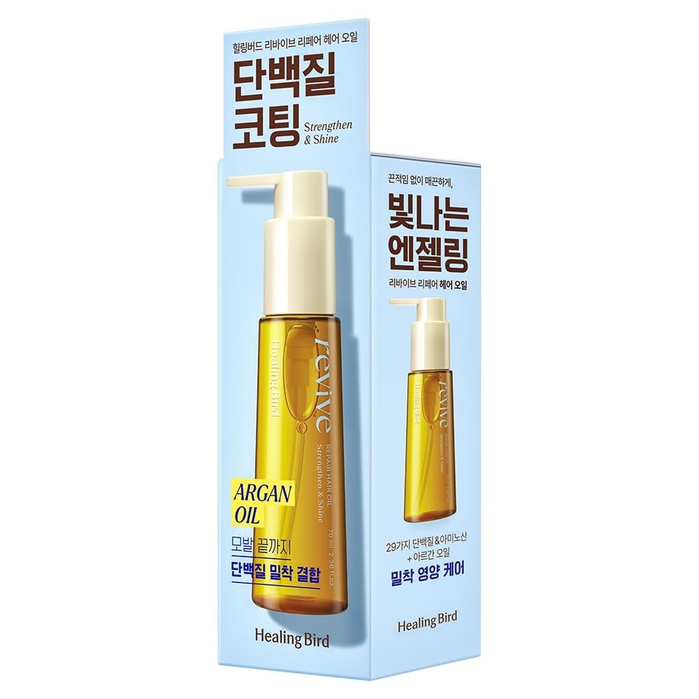 Healing Bird Revive Hair Argan Oil - Hydrating Hair Treatment 70ml