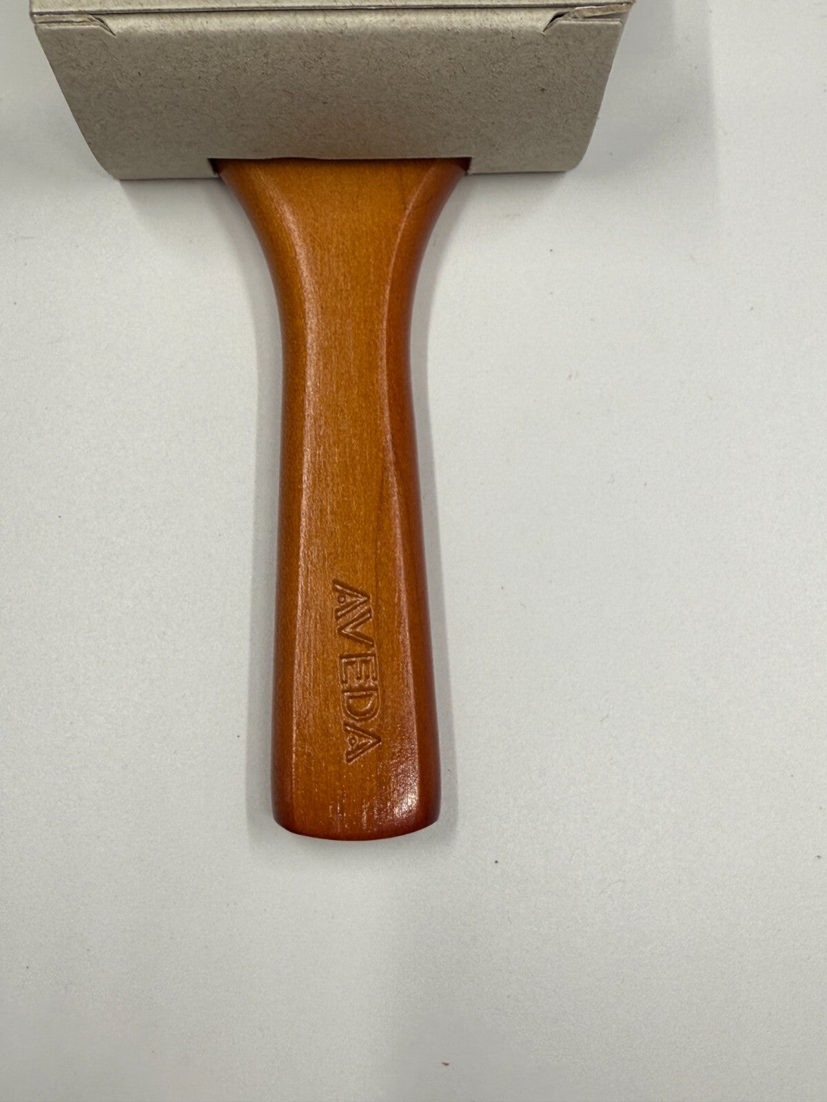 Mini Wooden Paddle Brush with Scalp Massager - Detangling Comb