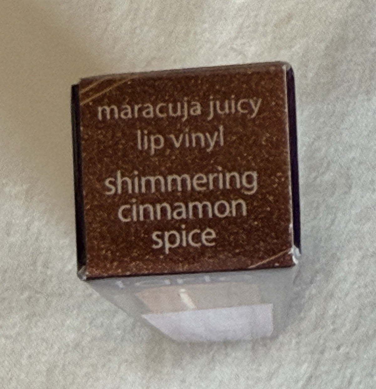 Lip Gloss - Shimmering Cinnamon Spice, Moisturizing, 0.095 oz