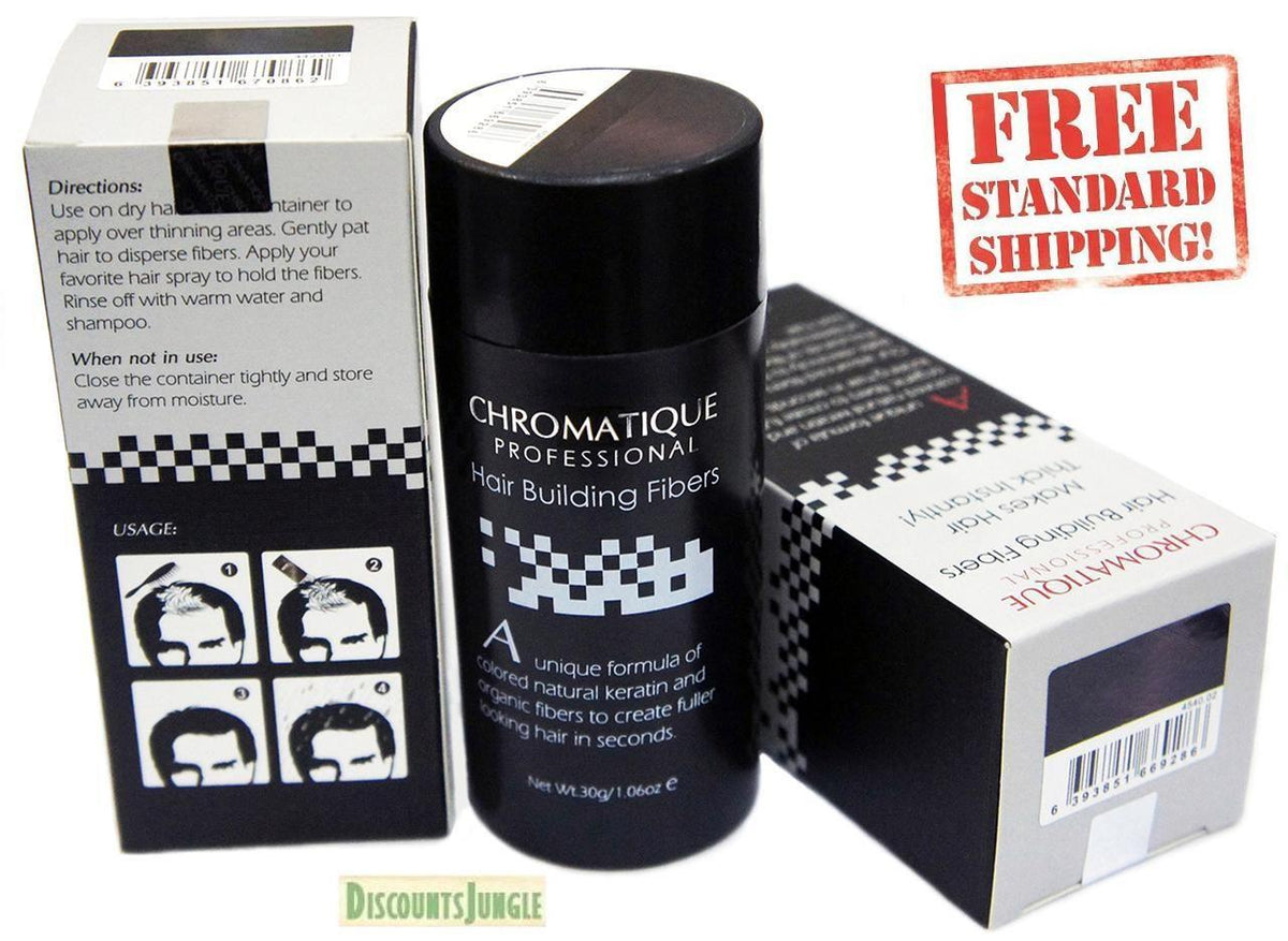 Hair Building Fibers Dark Brown 30g - Instant Thickening Concealer