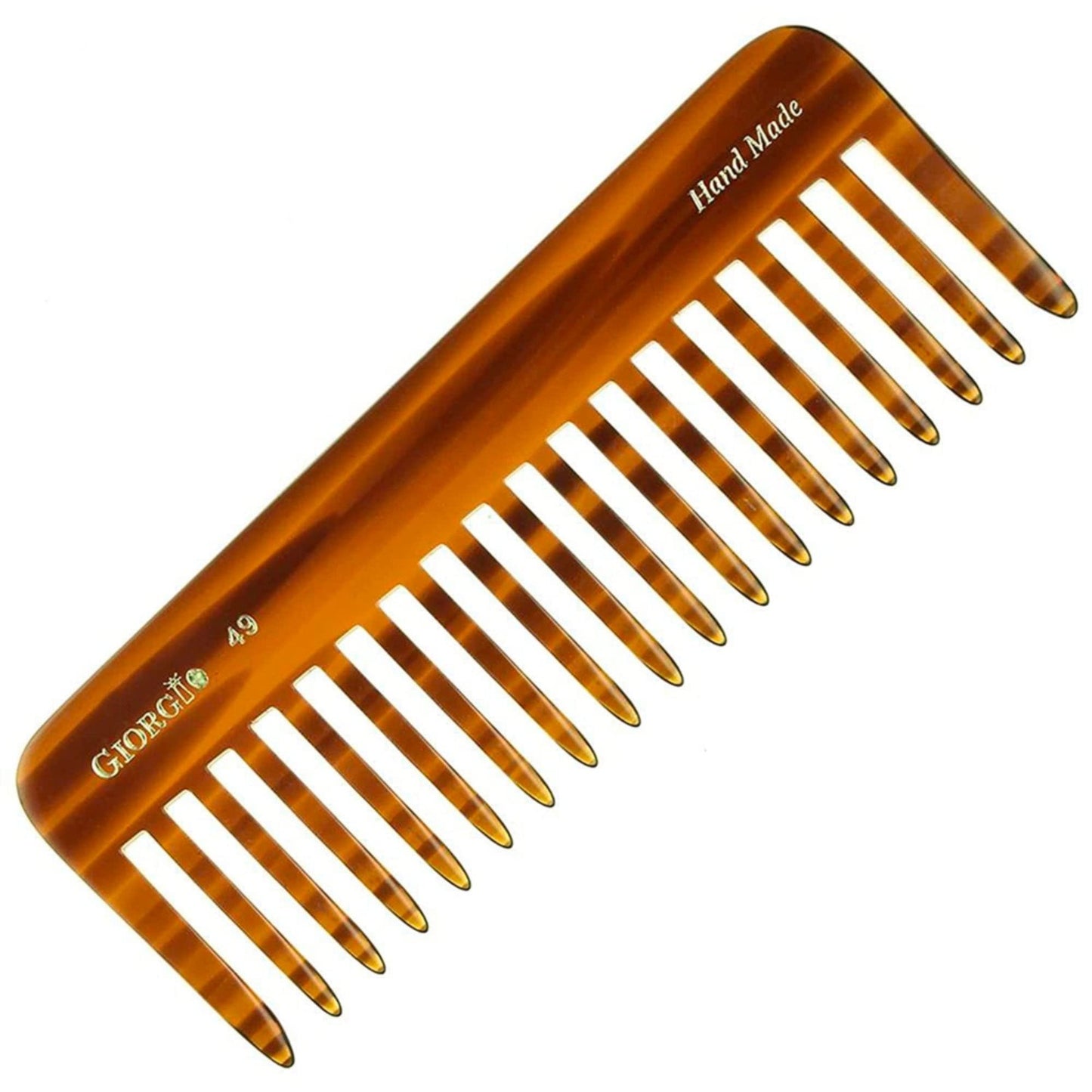 Large Wide-Tooth Detangling Comb for Thick Curly Wavy Hair - Pain-Free Hair & Beard Styler