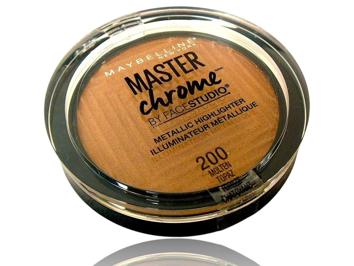 4-Pack Metallic Highlighters - Maybelline Master Chrome Molten Topaz