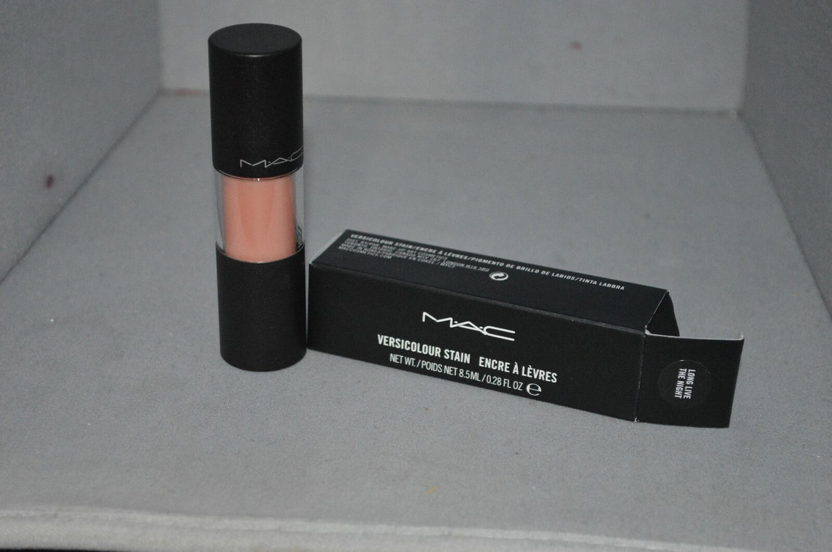 MAC Versicolor Lip & Cheek Stain Long Live The Night 0.28oz New
