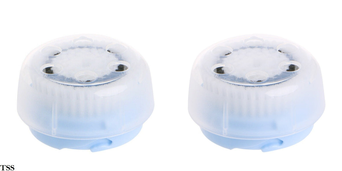 Delicate Facial Brush Heads for Clarisonic, 2 Pack - Fits Mia, Aria, Pro & More
