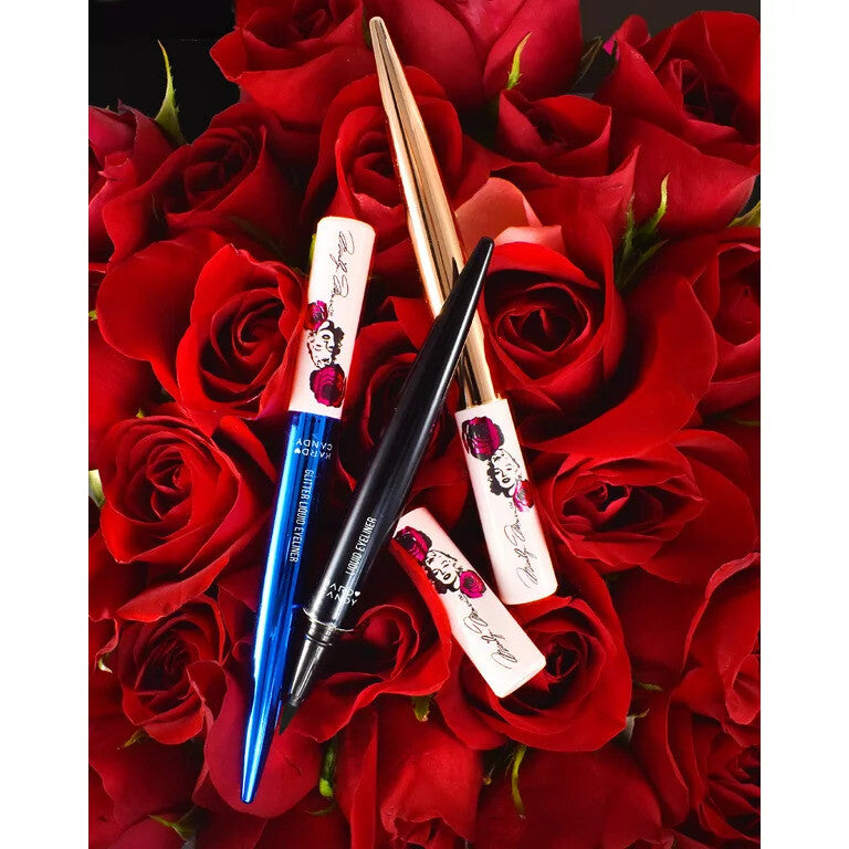 Liquid Eyeliner & Lash Serum Set - Glitter & Lash Boosting Rose