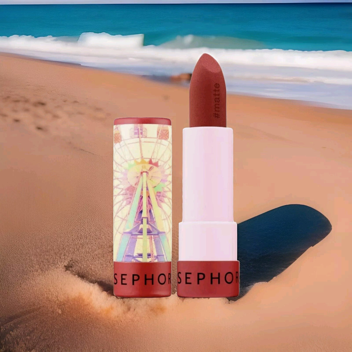 Sephora Lipstories Lipstick #23 After Hours Matte Red Sealed