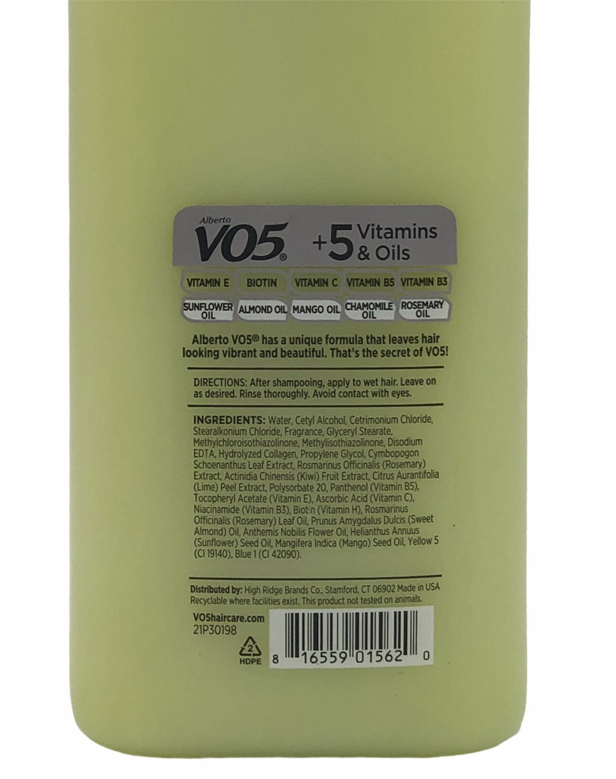 VO5 Kiwi Lime Squeeze Shampoo & Conditioner Set 33 oz 5 Vitamins Oils