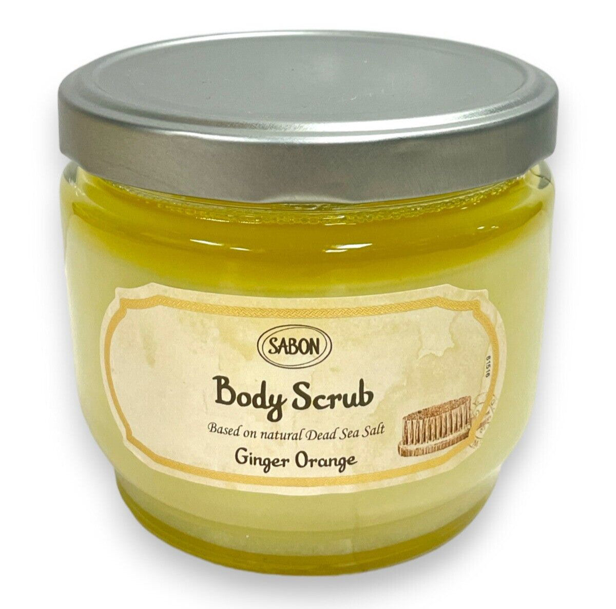 Sabon Body Scrub Based On Natural Dead Sea Salt Ginger Orange