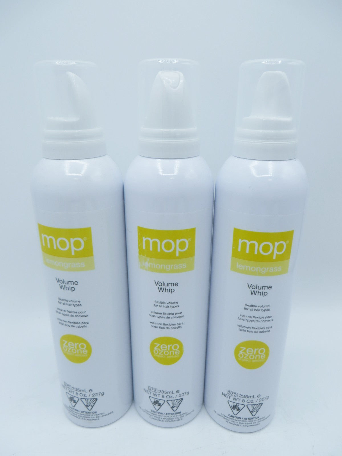 Lemongrass Volume Whip Hair Styling Product - 8 oz x 3 Bottles