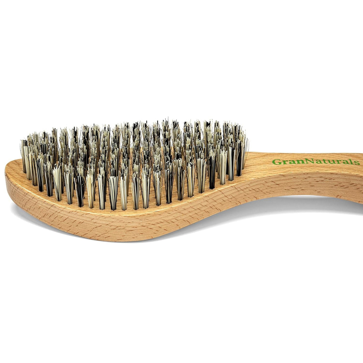 Extra Hard Wave Hair Brush - Curved Boar & Nylon Bristles for Wolfing