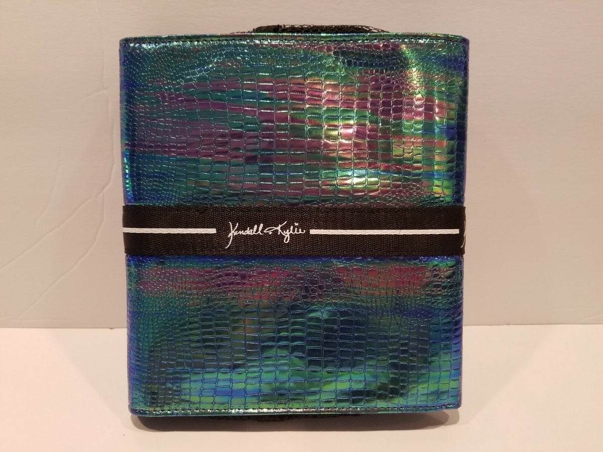 Blue Iridescent Hanging Beauty Case - Kendall & Kylie NWT