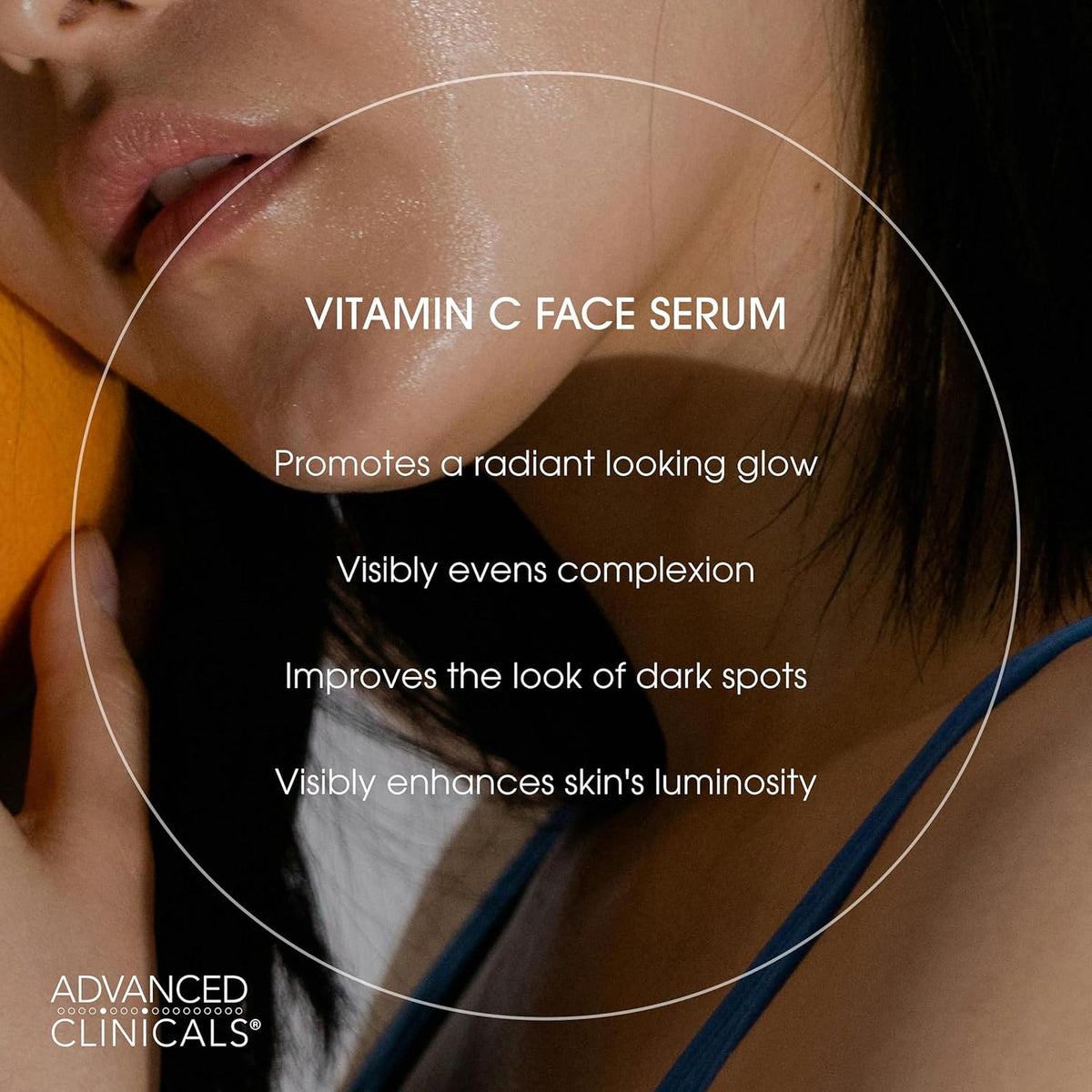 Vitamin C Brightening Face Serum & Cream Set for Dark Spots & Dull Skin