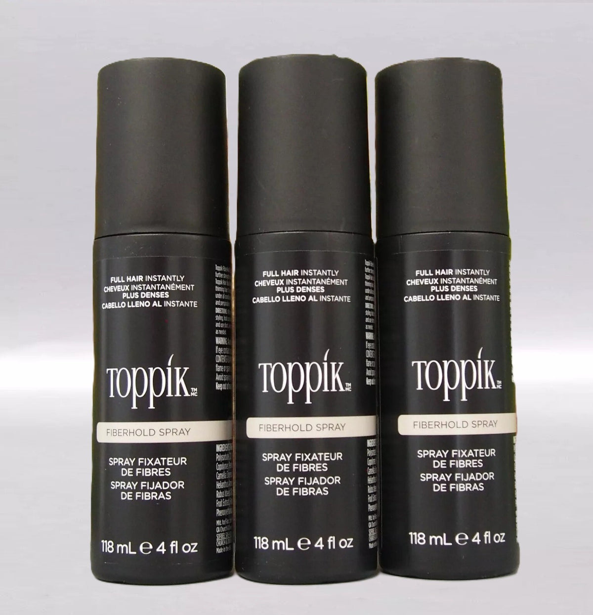 Toppik Fiberhold Hair Spray 4oz (Pack of 3)