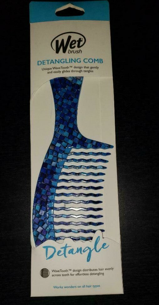 Detangling Wet Comb - Stained Glass Collection Multi-Color Pink