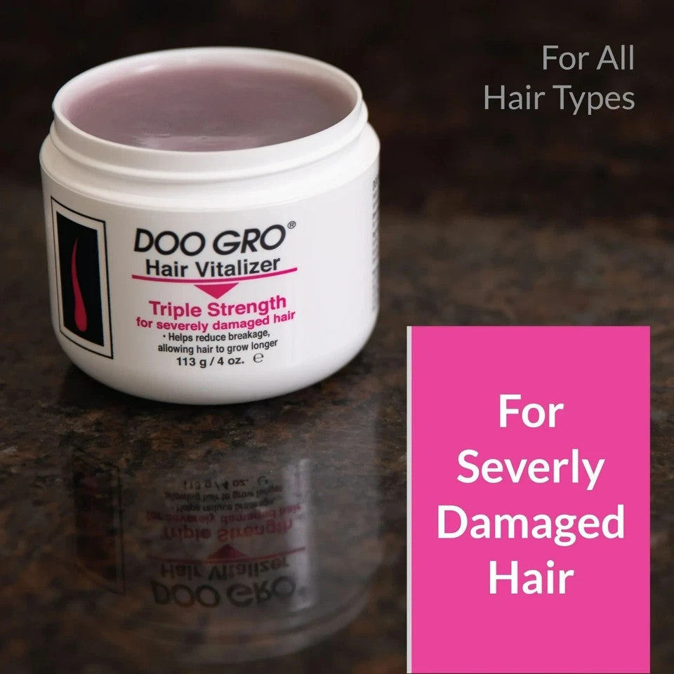 Doo Gro Hair Vitalizer Triple Strength Conditioner 4 Oz - Promotes Healthy Hair