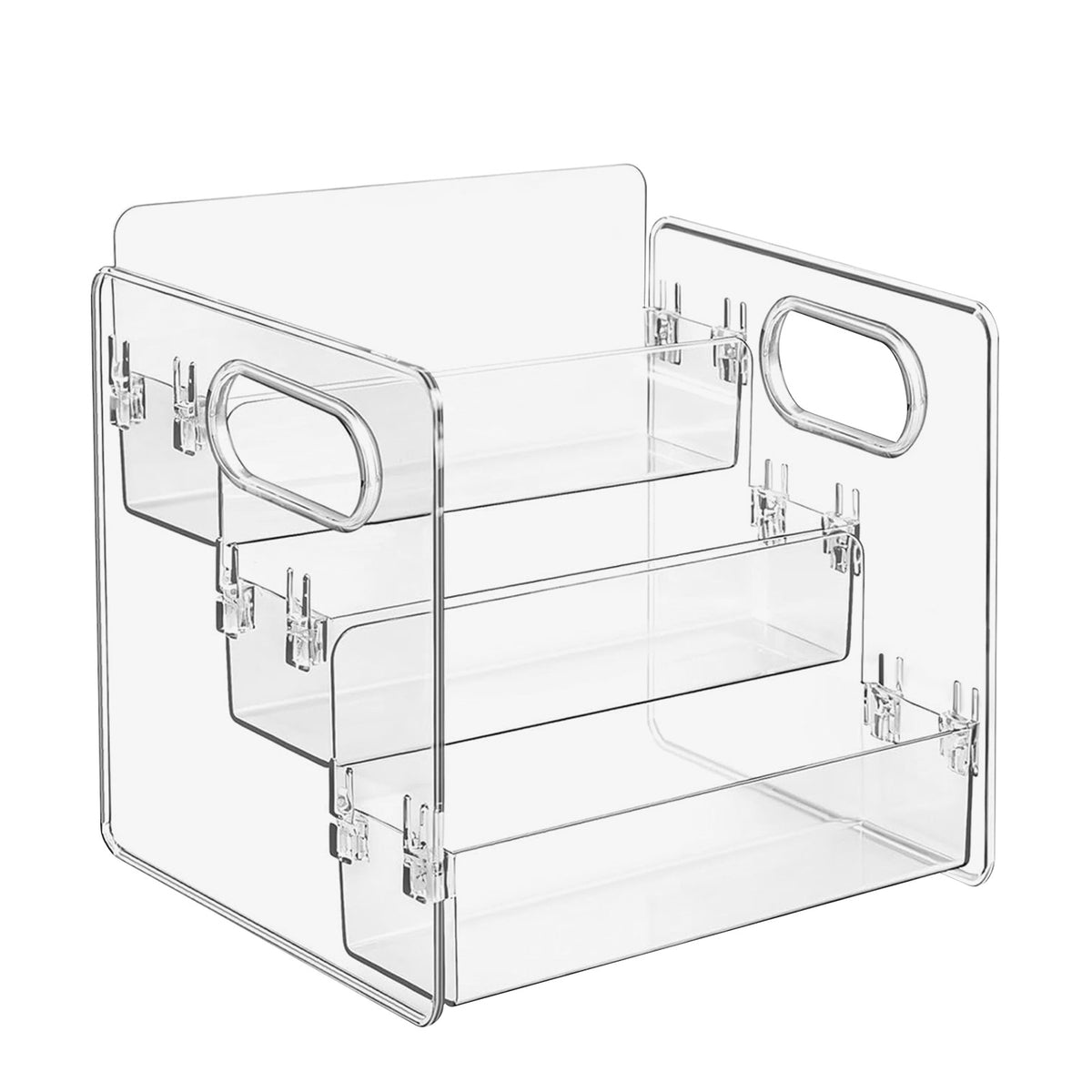 Bathroom Counter Cosmetic Organizer with Multi-Tiered Storage Shelf for Makeup and Perfumes