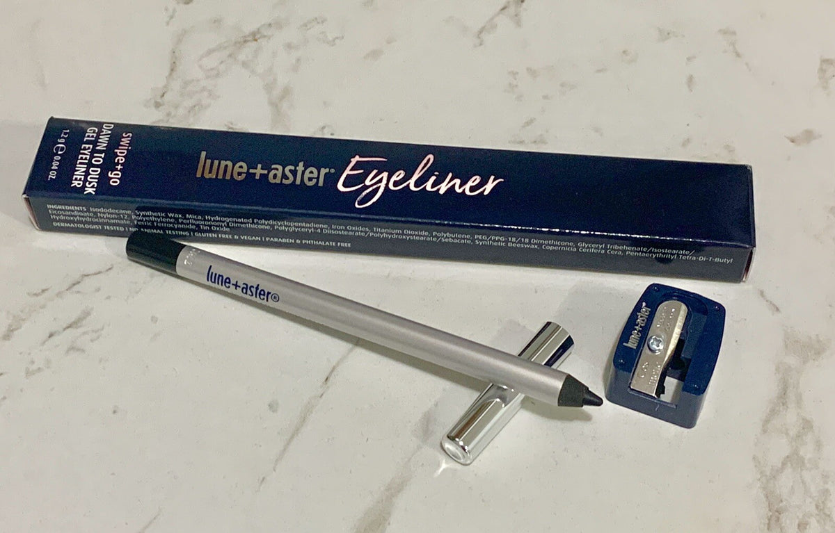 Gel Eyeliner Black with Sharpener - Long-lasting Eye Makeup