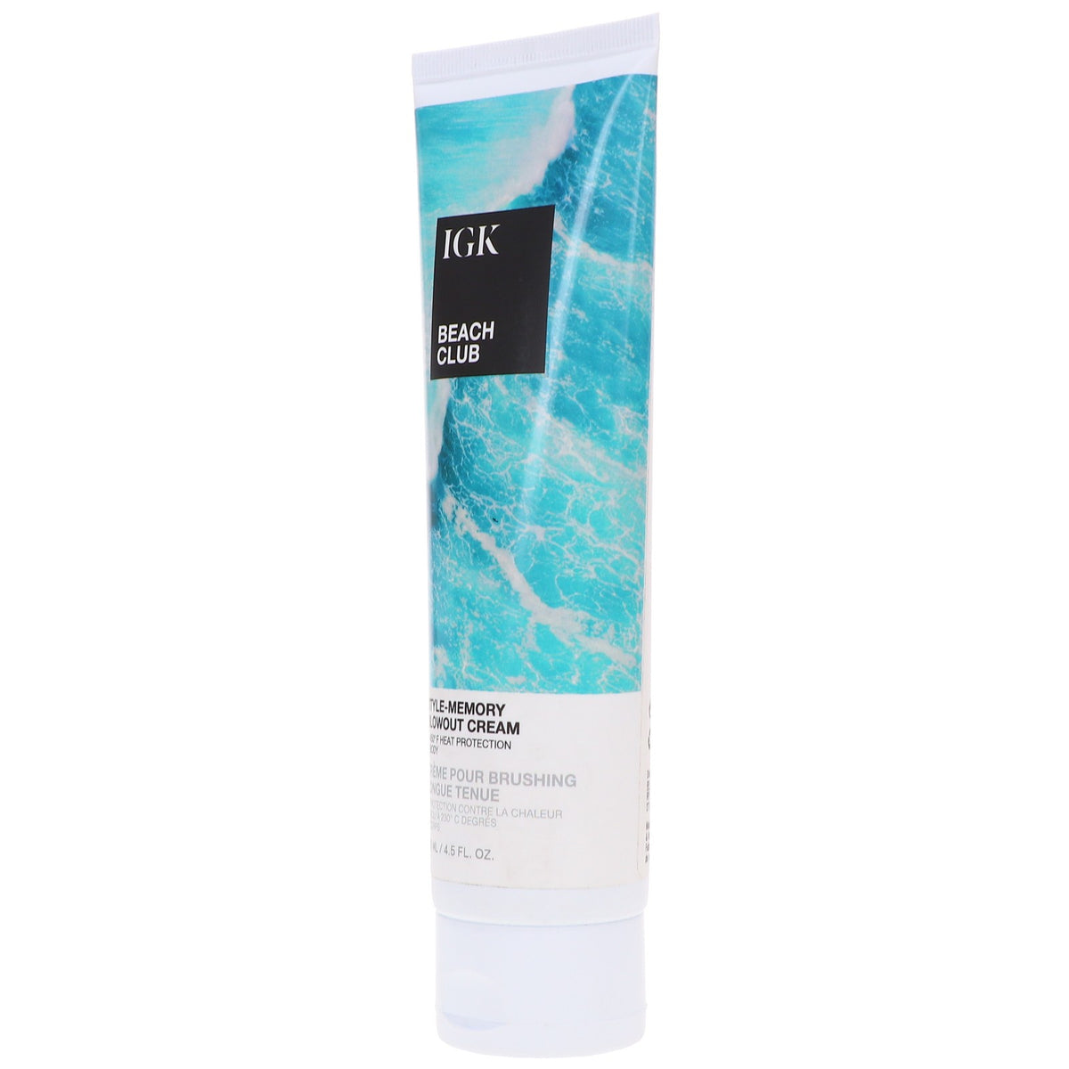 IGK Beach Club Style Memory Blowout Cream 4.5 oz - Volumizing Hair Styling