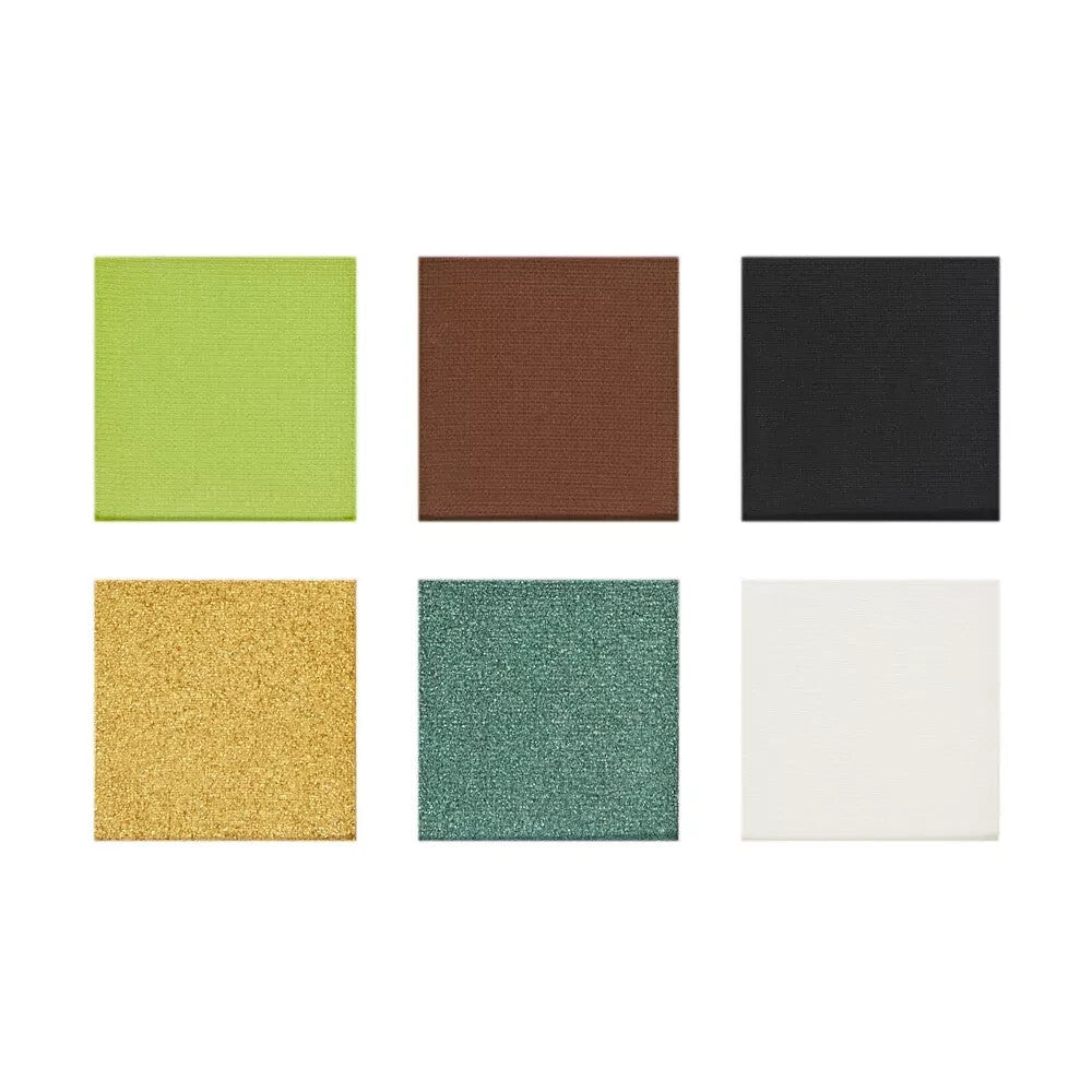 2-Pack Makeup Revolution Power Shadow Palette - Green & Gold Shades, Vegan Cruelty-Free