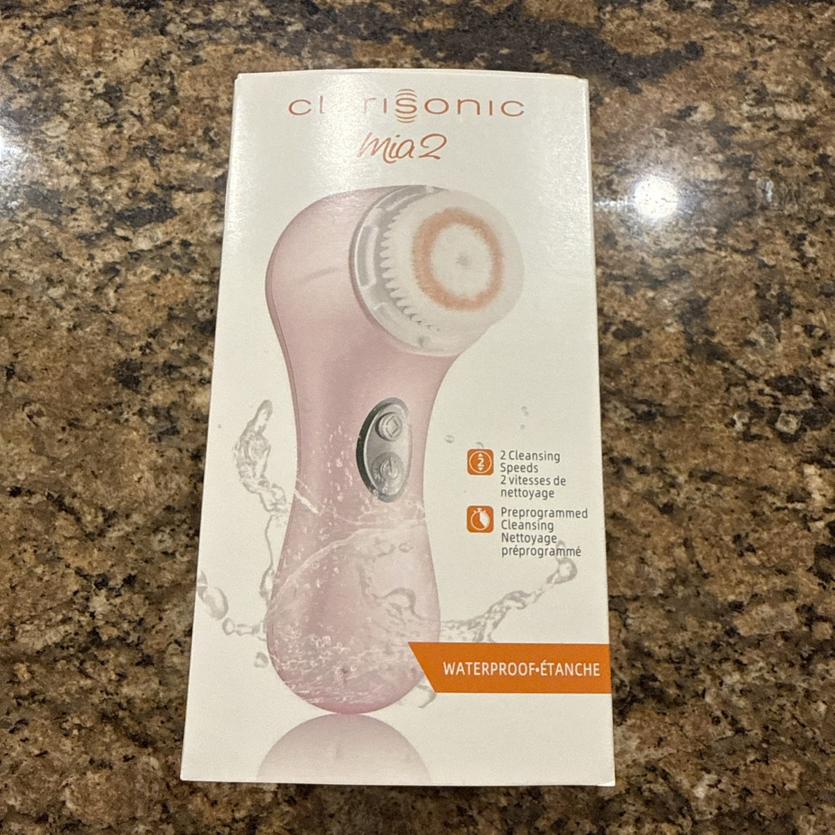 Pink Sonic Facial Cleansing Brush System for Sensitive Skin