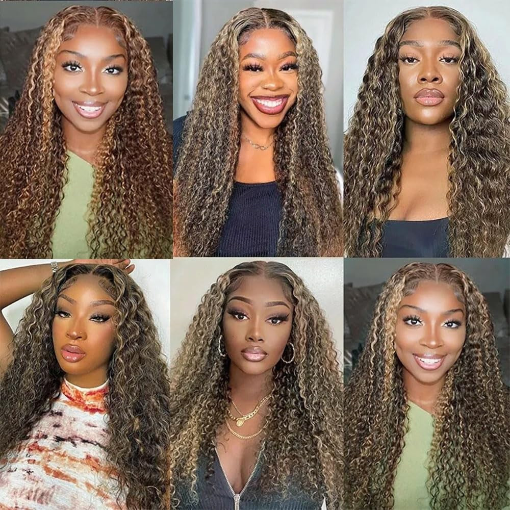 Blonde Deep Wave Hair Bundles - P1B27 Highlight Human Hair 10-14 Inch