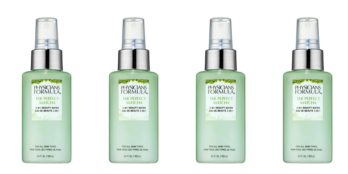 Physicians Formula Matcha 3-In-1 Beauty Water Bundle - 4 Pack, 13.6 fl oz