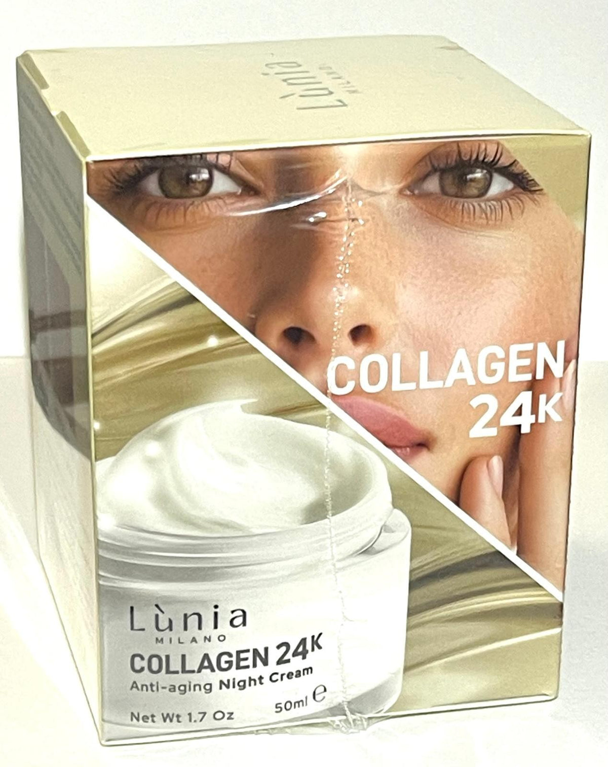 Collagen 24K Anti-Aging Night Cream - Hydrates, Nourishes & Reduces Fine Lines