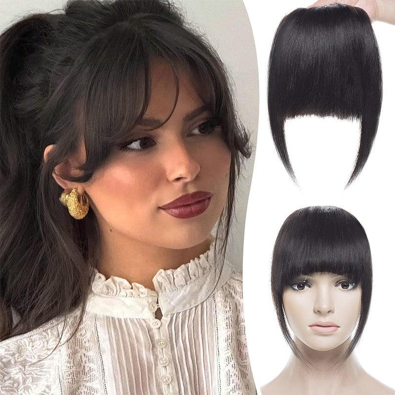 Clip-In Hair Bangs Extensions for 100% Remy Human Hair - Thick & Thin Styles