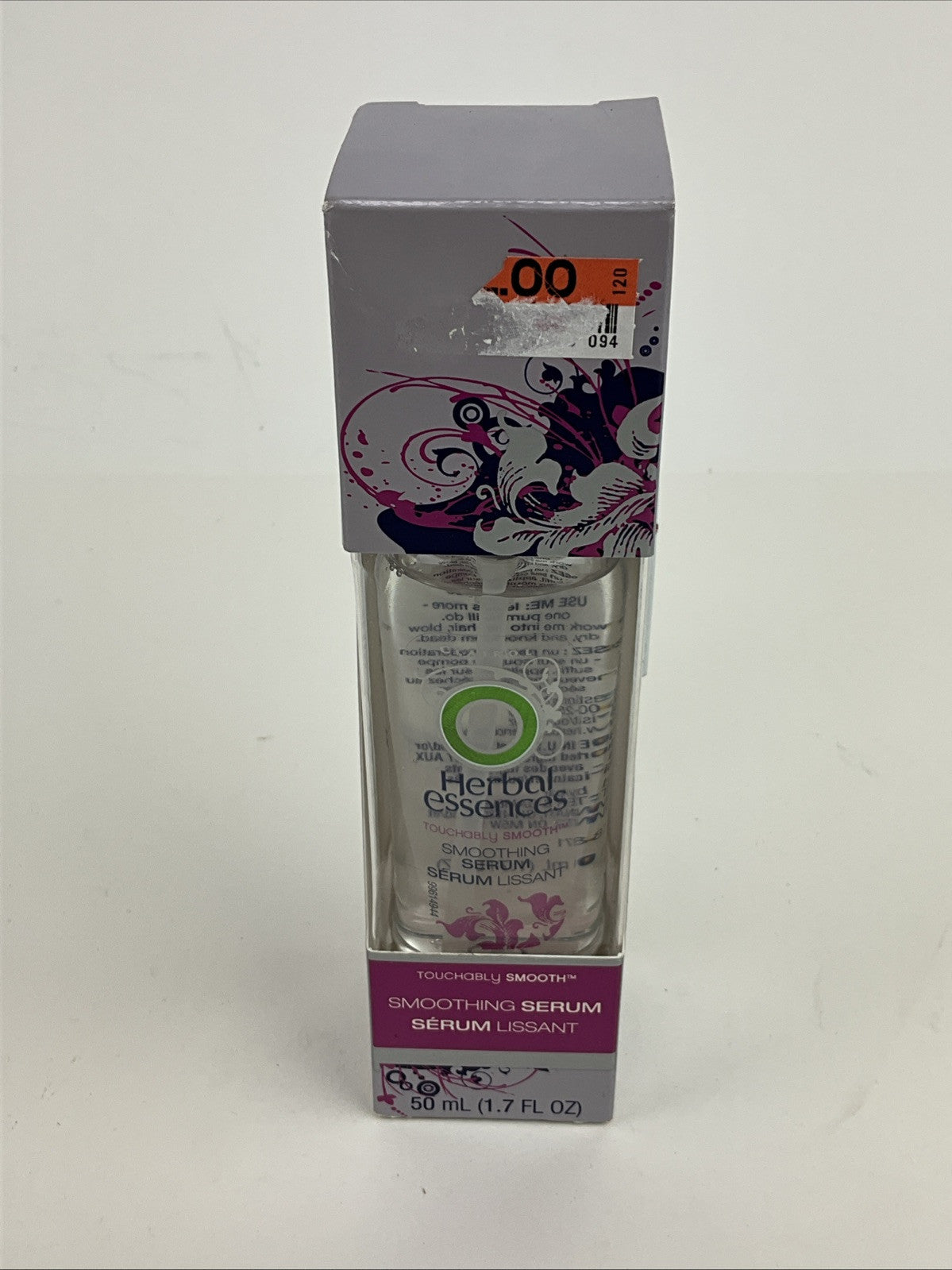 Herbal Essences Touchably Smooth Smoothing Serum Pink Lily 1.7 oz